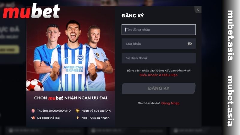 Hướng dẫn đăng ký MUBET cho tân thủ