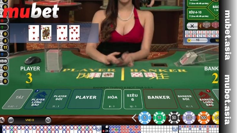 Hướng dẫn quy trình đặt cược Baccarat tại MUBET 