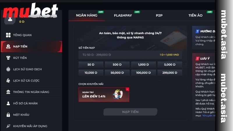 Hướng dẫn quy trình tham gia cá cược tại MU BET